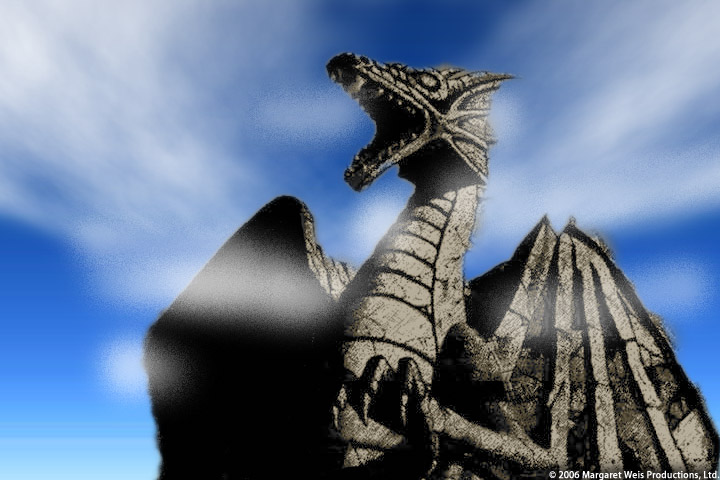 巨大ドラゴン像